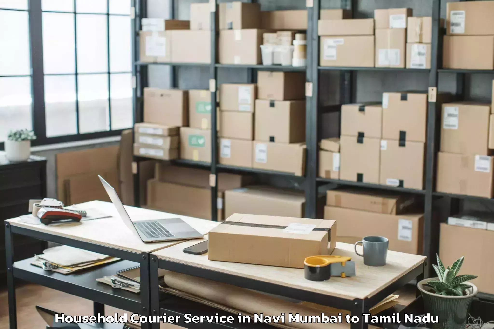 Book Your Navi Mumbai to Kamarajar Port Household Courier Today